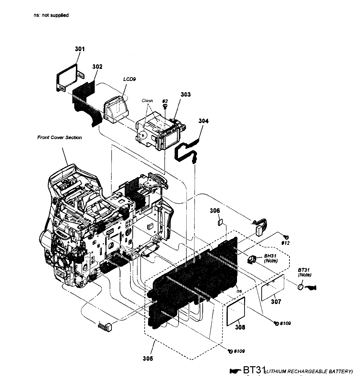 Sony SLT-A57K main pcb diagram