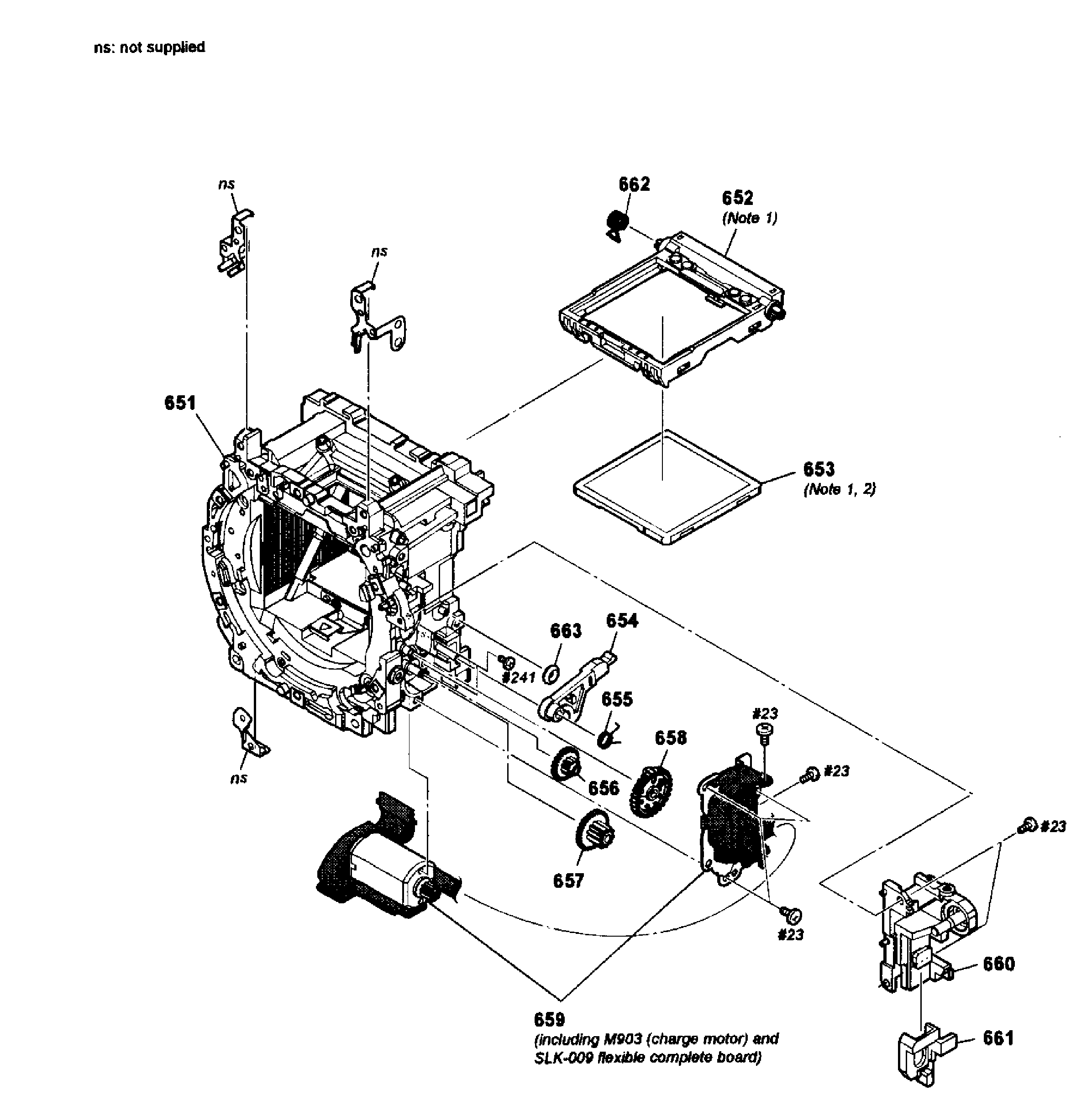 Sony SLT-A57K mirror box 2 diagram