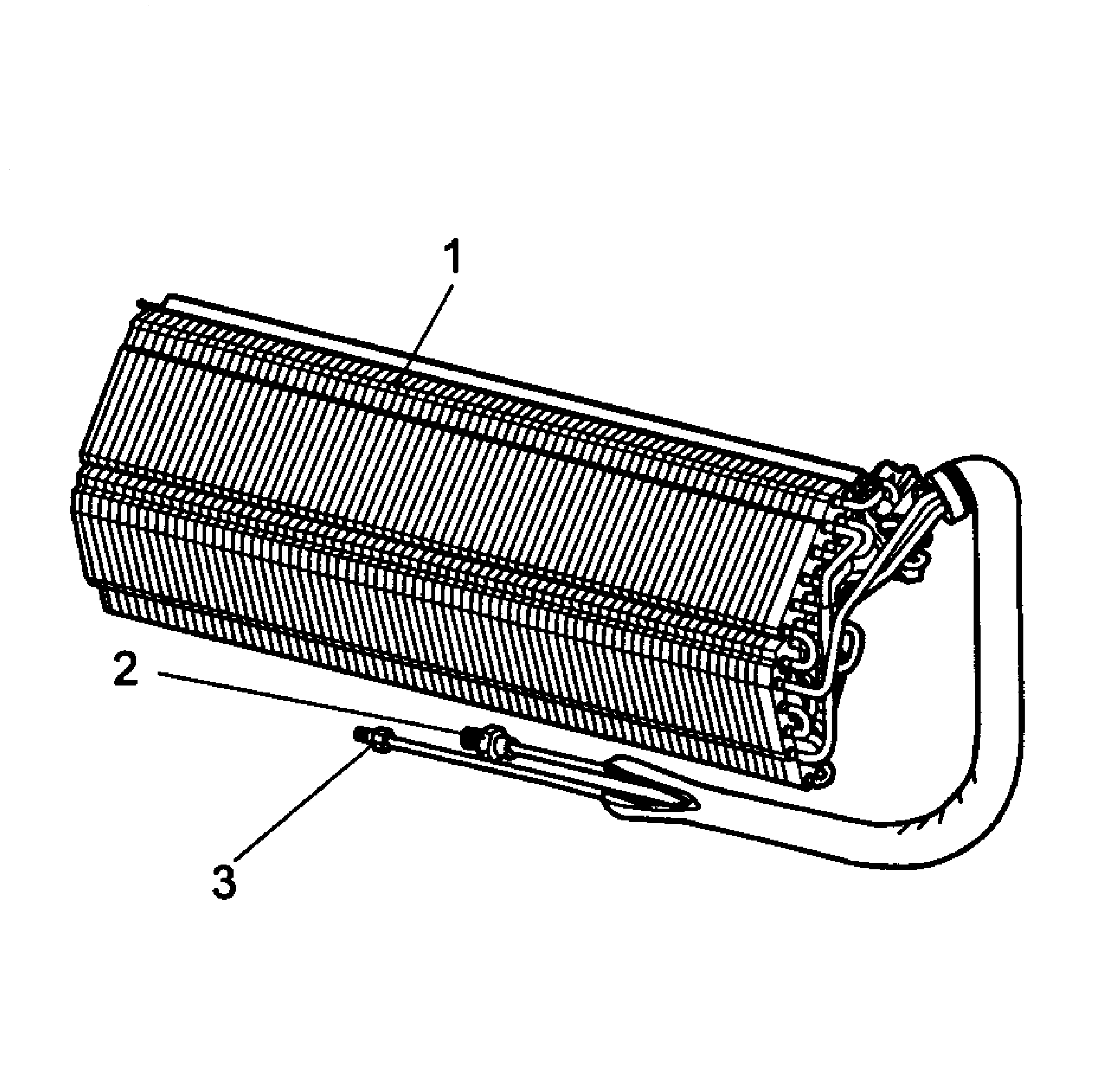 Mitsubishi MSZ-FE09NA-8 evaporator diagram