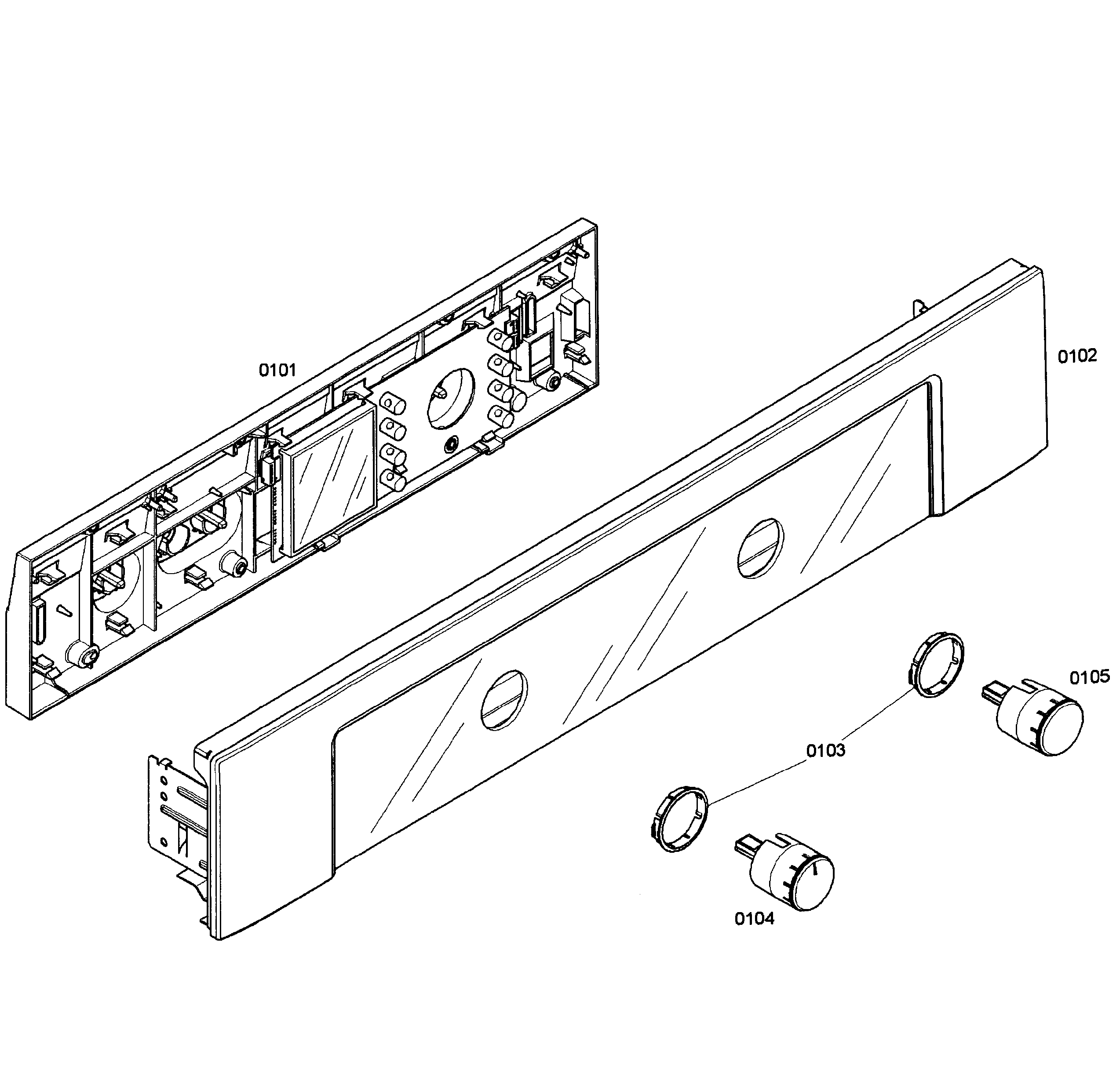 Bosch HBL3460UC/02 control panel diagram