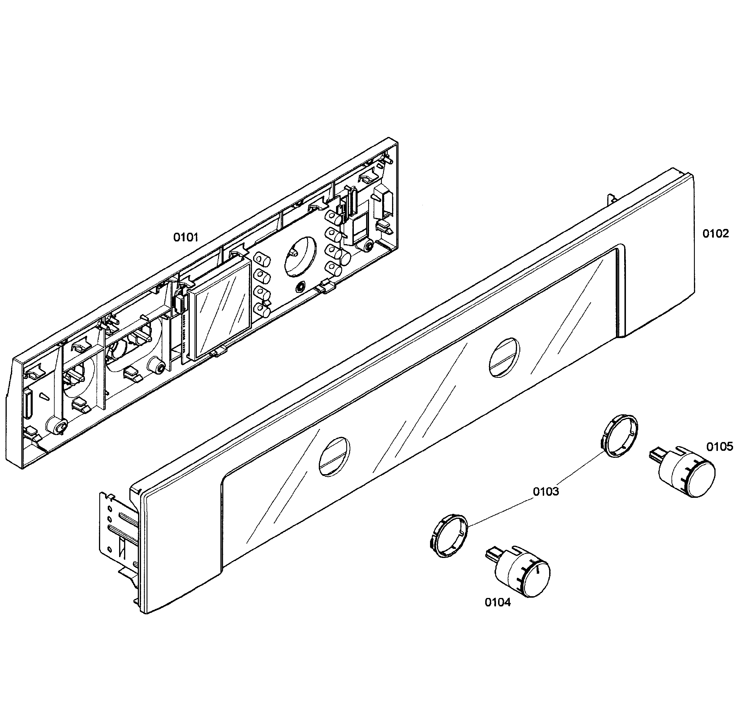 Bosch HBL3460UC/03 control panel diagram