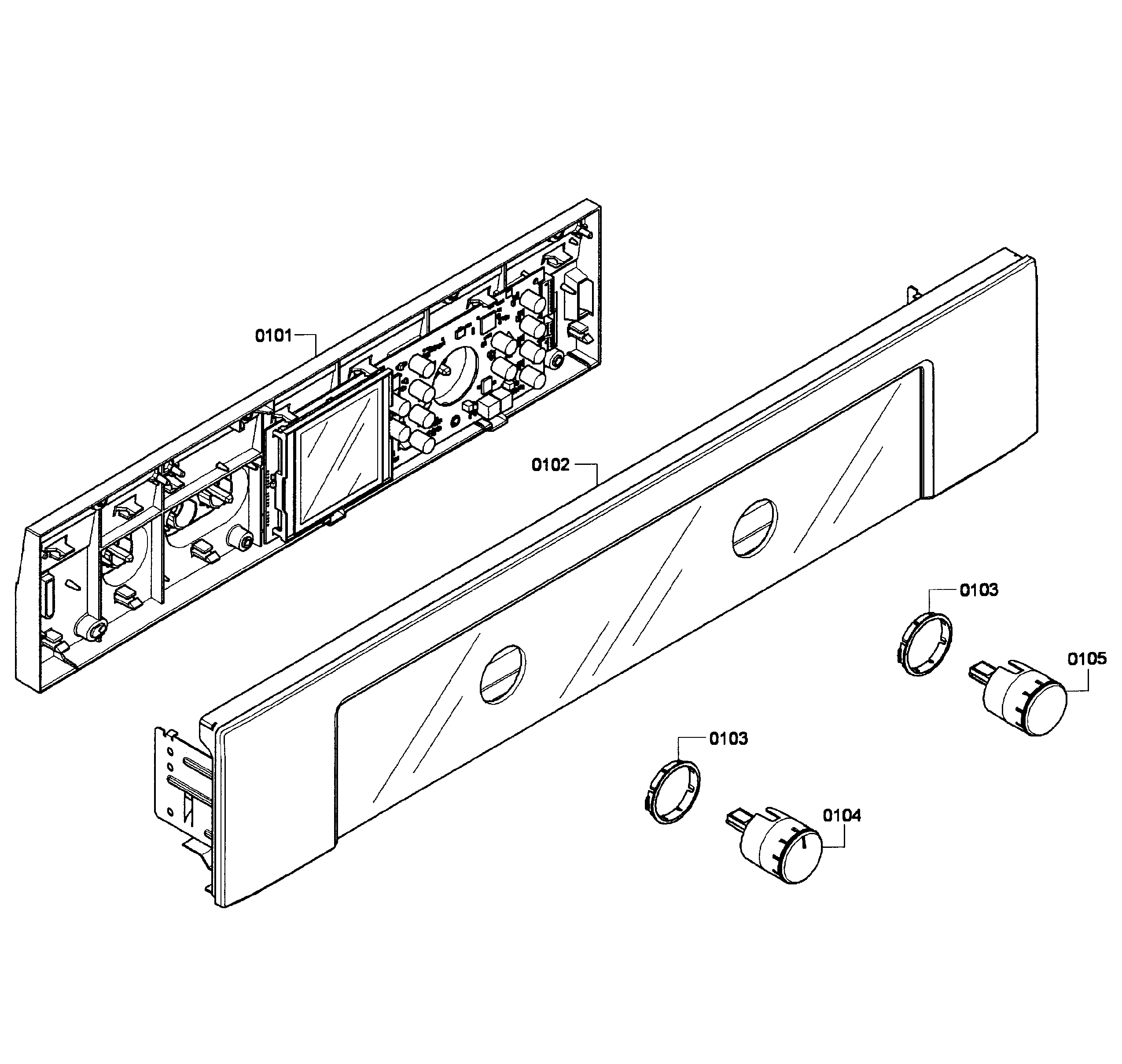 Bosch HBL5450UC/05 control panel diagram