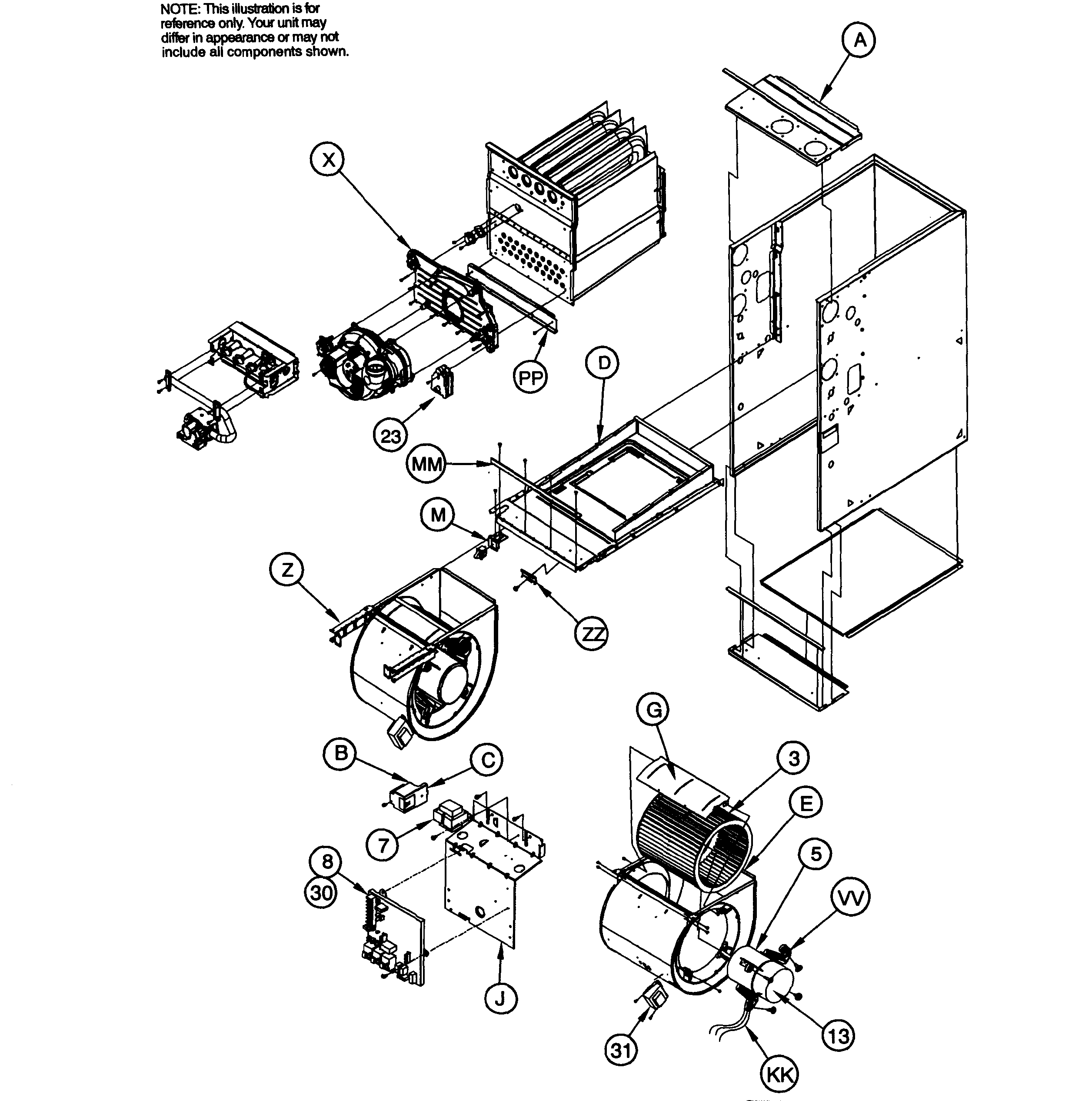 ICP G9MXT1002120A1 furnace diagram