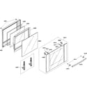Bosch HBL8650UC/02 upper door assy diagram
