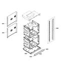 Bosch HBL8650UC/04 cabinet assy diagram