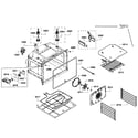 Bosch HBL8650UC/05 upper oven assy diagram