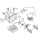 Bosch HBL8650UC/05 lower oven assy diagram
