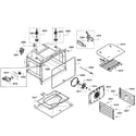 Bosch HBL8650UC/10 upper oven assy diagram