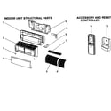 Mitsubishi MSZ-A09NA cabinet parts diagram