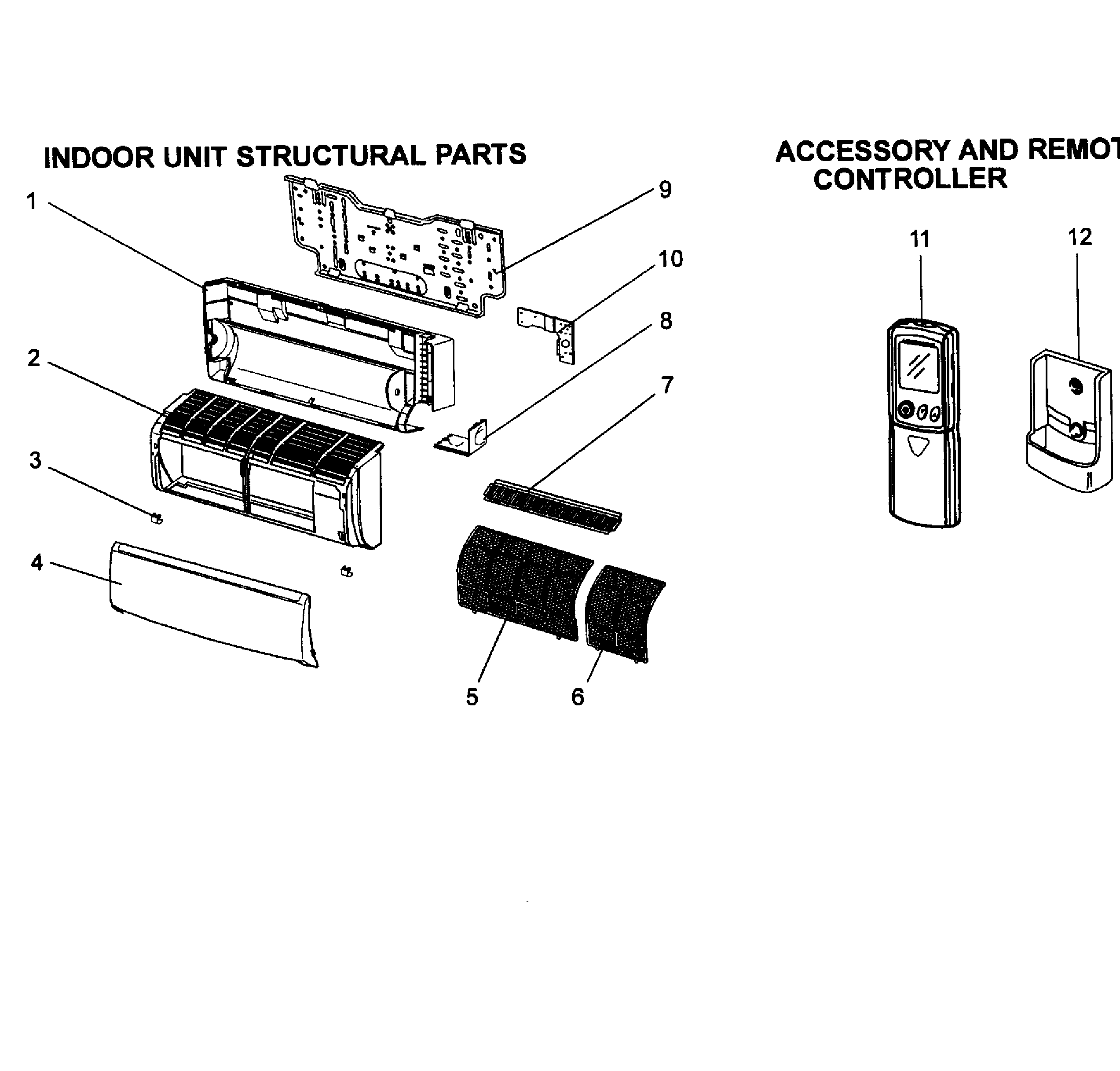 Mitsubishi MSY-A15NA cabinet parts diagram