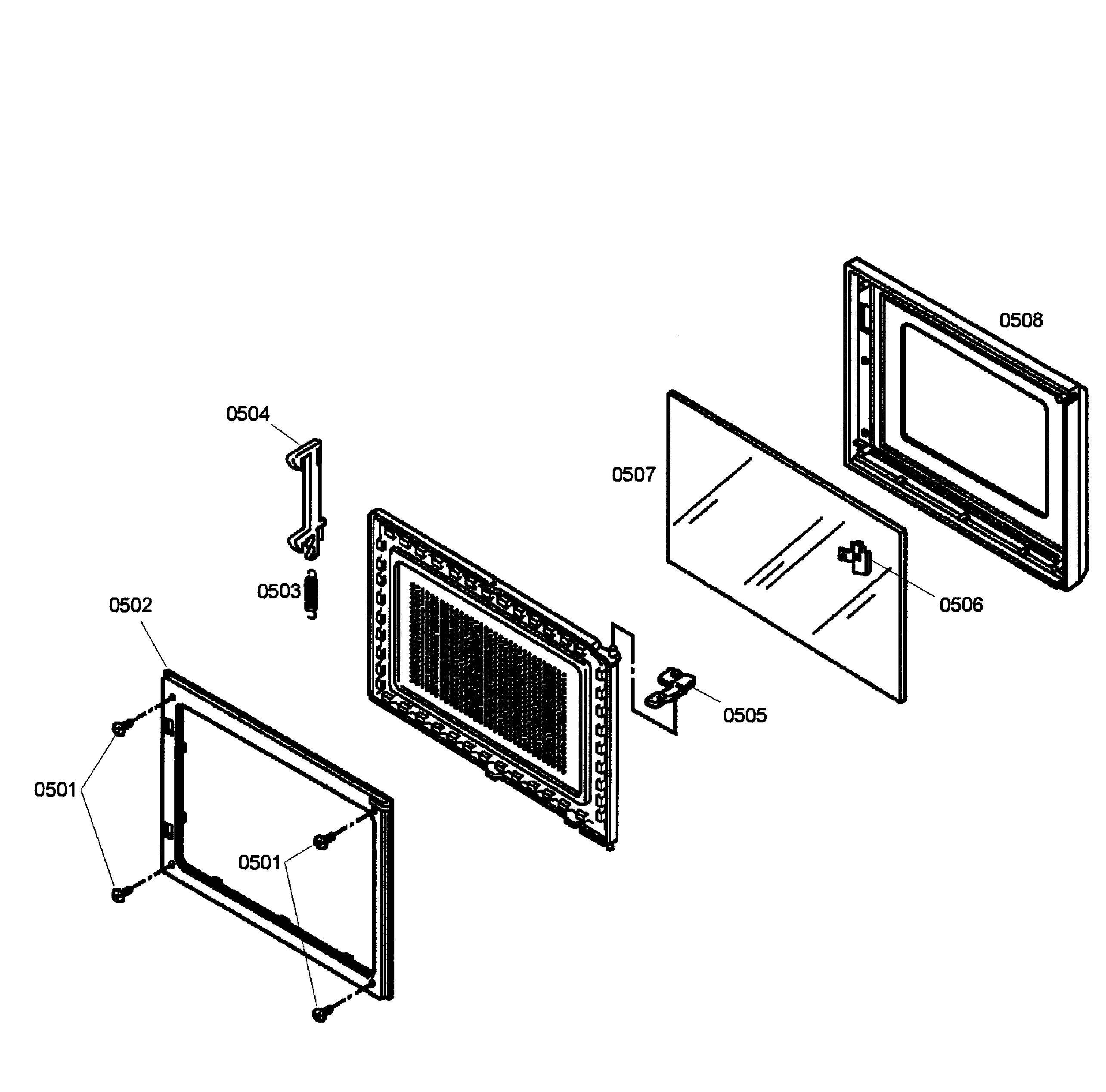 Bosch HBL8750UC/05 door diagram