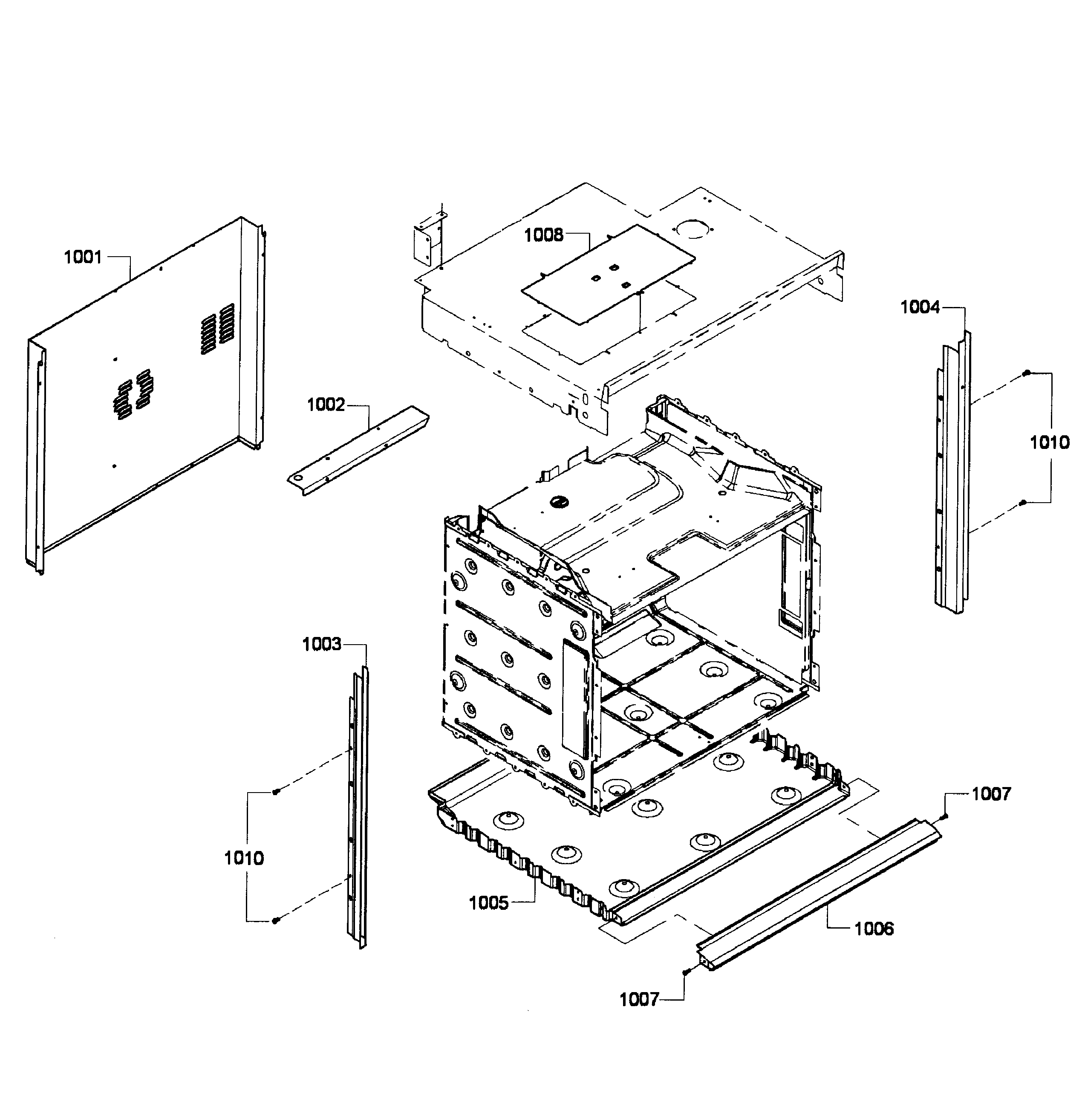 Bosch HBL8750UC/05 cabinet diagram