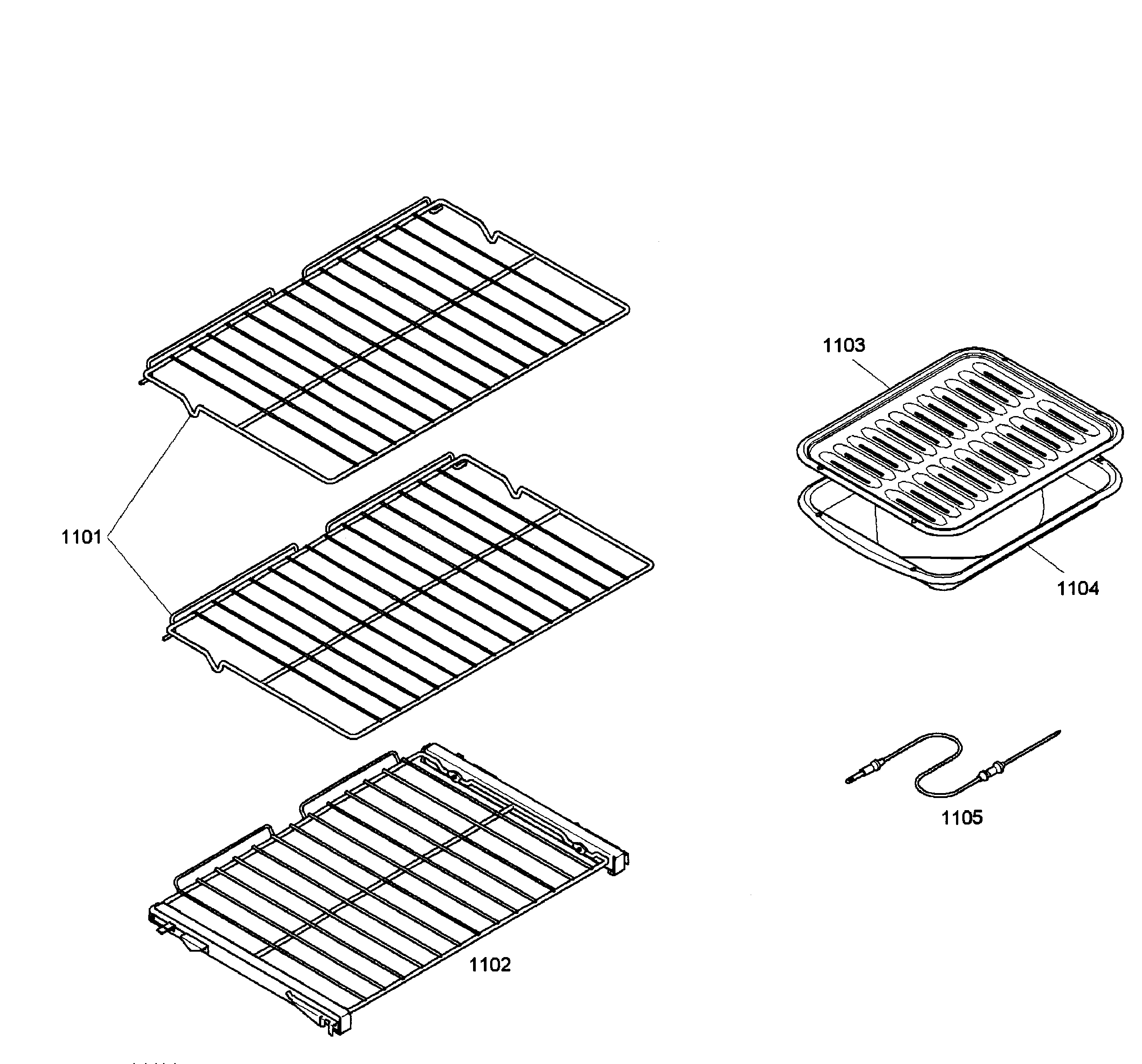Bosch HBL8750UC/05 oven shelfs diagram