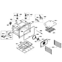 Bosch HBL8750UC/06 oven assy diagram