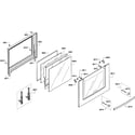 Bosch HBL8750UC/10 oven door diagram
