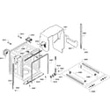 Bosch SHE43P15UC/61 cabinet diagram