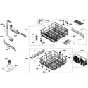 Bosch SHE43P15UC/64 baskets diagram