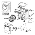 Samsung DV419AGU/XAA-01 main assy diagram