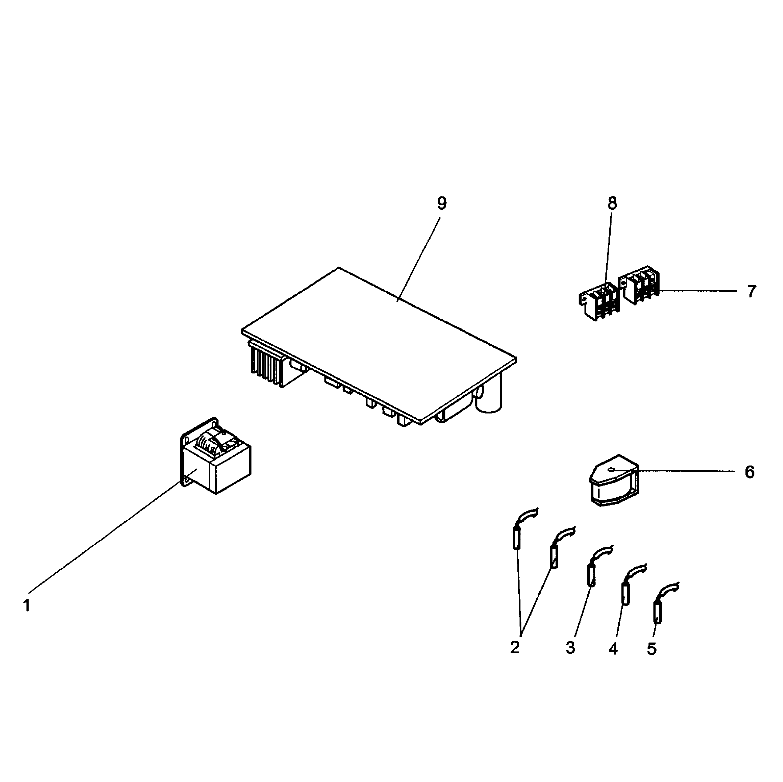 Mitsubishi MUZ-GE12NA pcb assy diagram