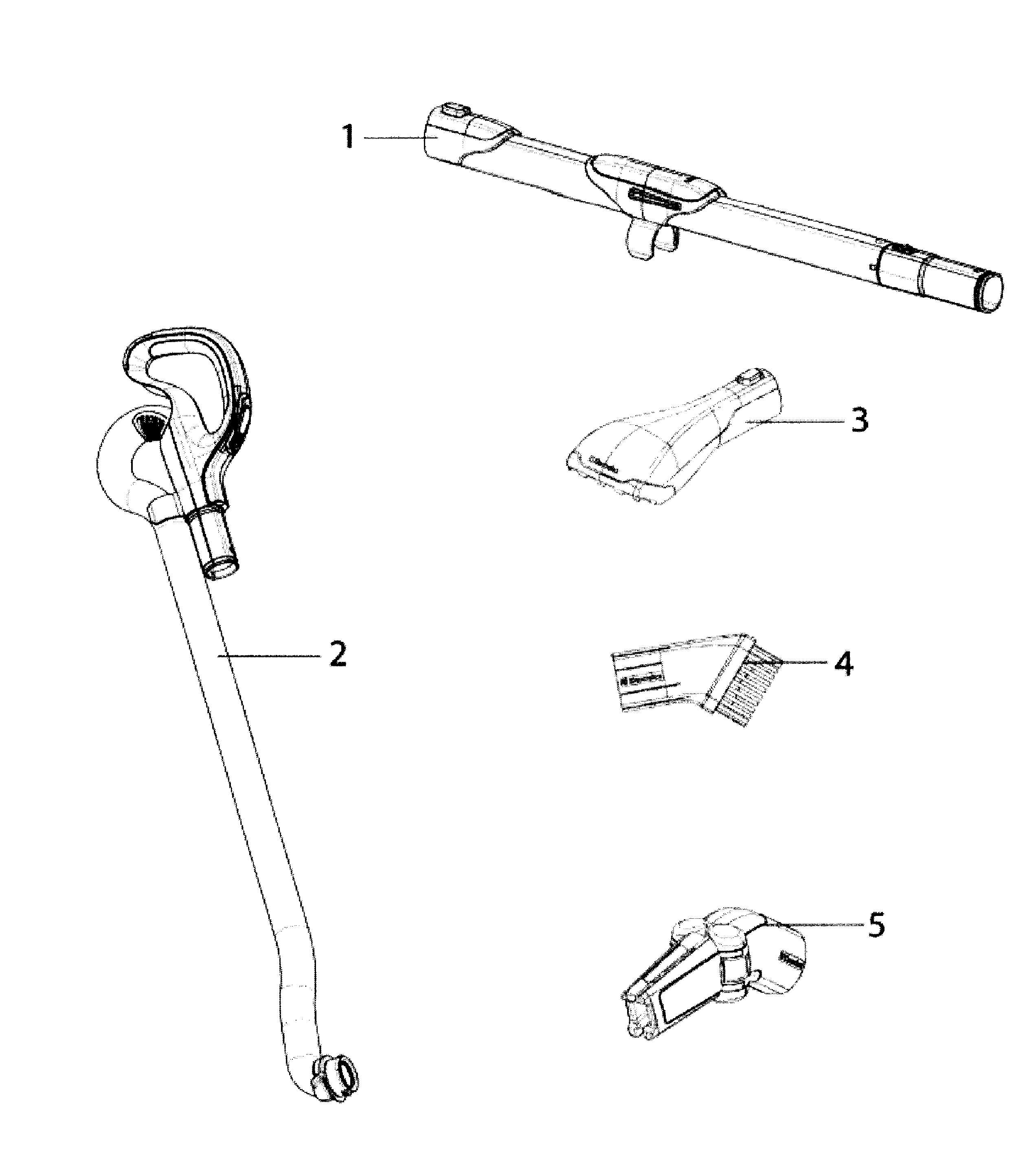 Electrolux EL8807A accessories diagram