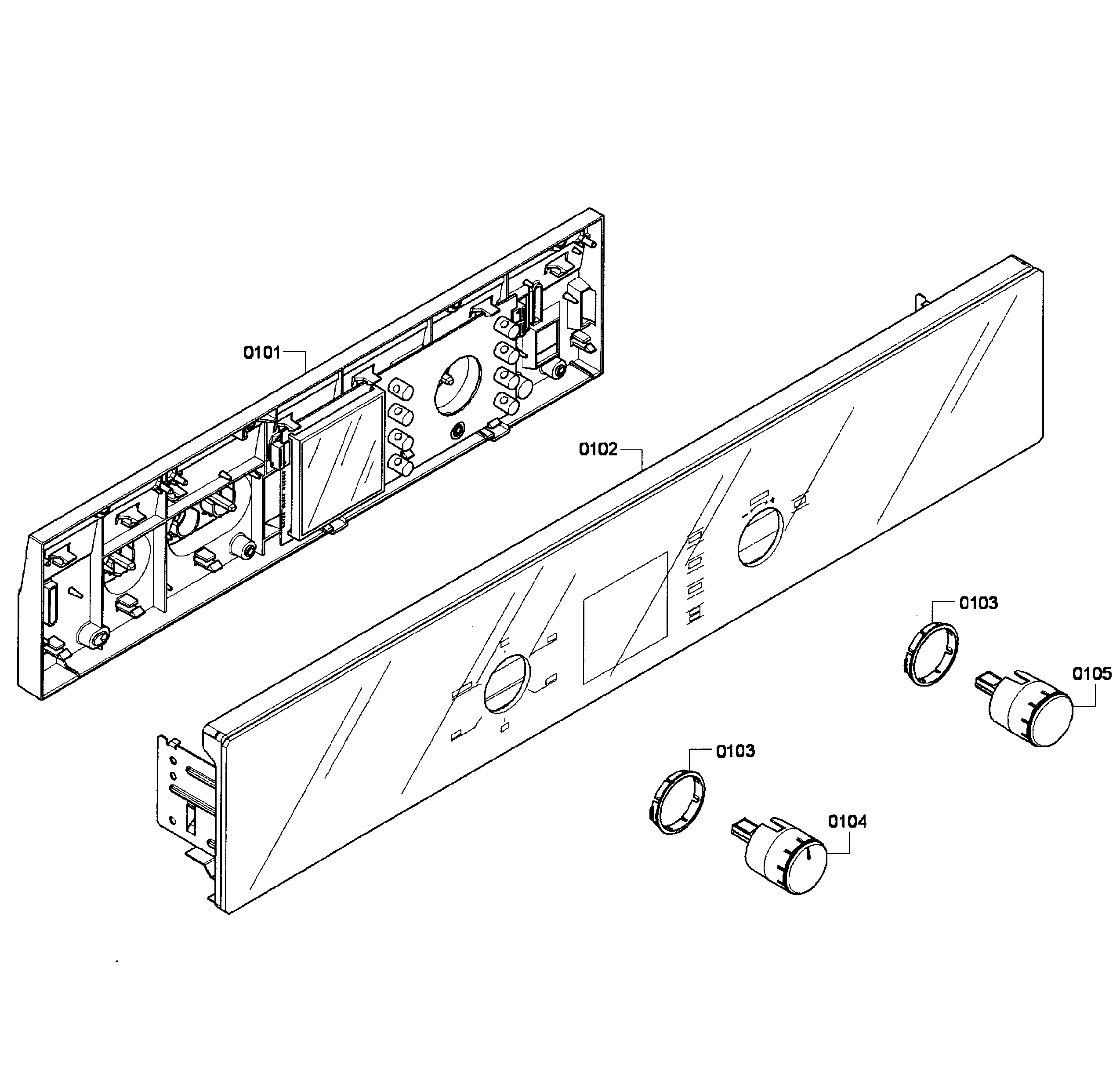 Bosch HBL3360UC/07 control panel diagram