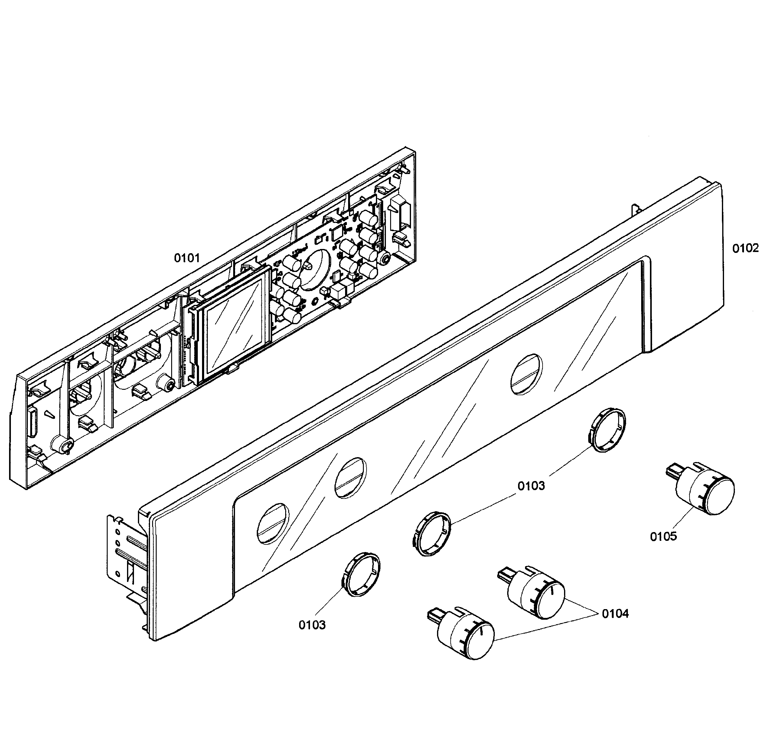 Bosch HBL5620UC/04 control panel diagram