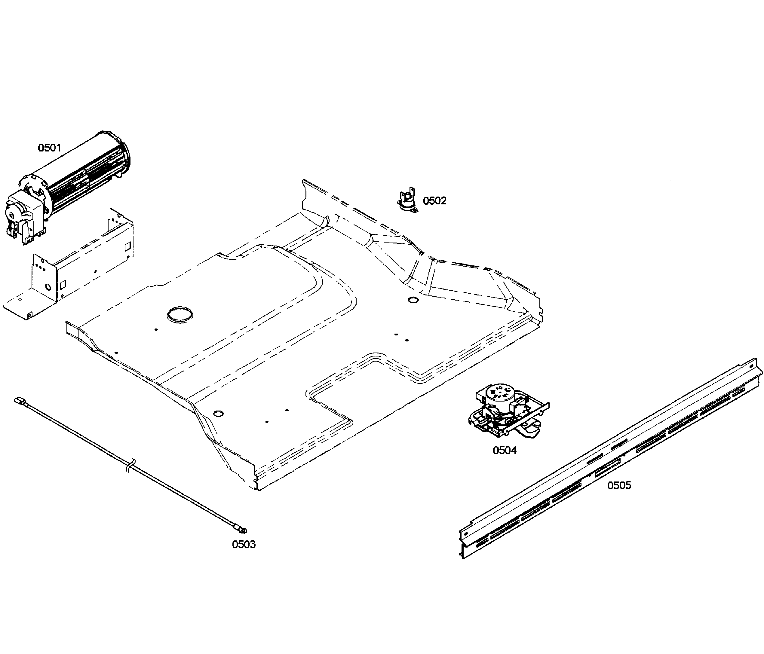 Bosch HBL5620UC/04 cooling fan diagram