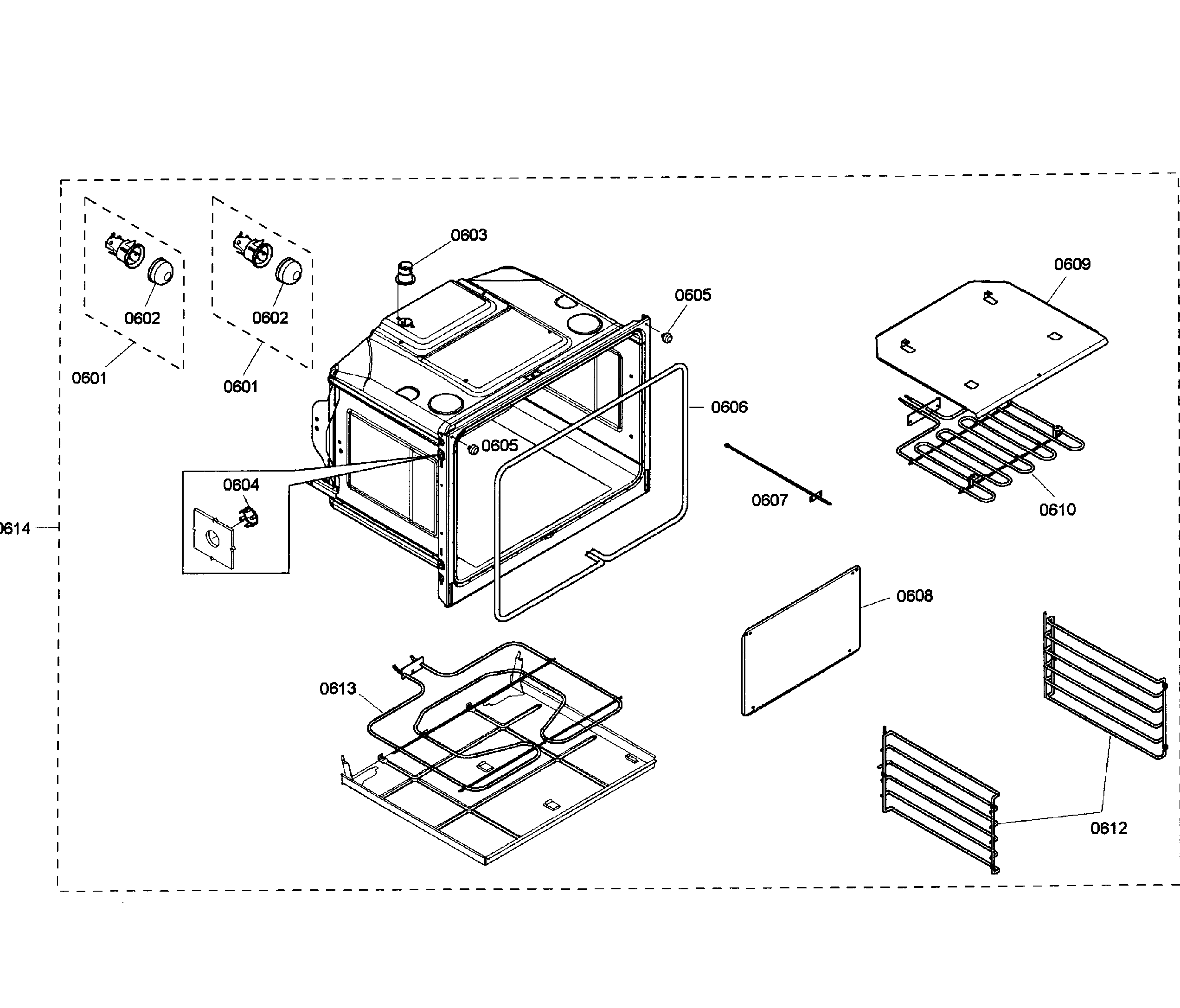 Bosch HBL5620UC/01 lover oven diagram