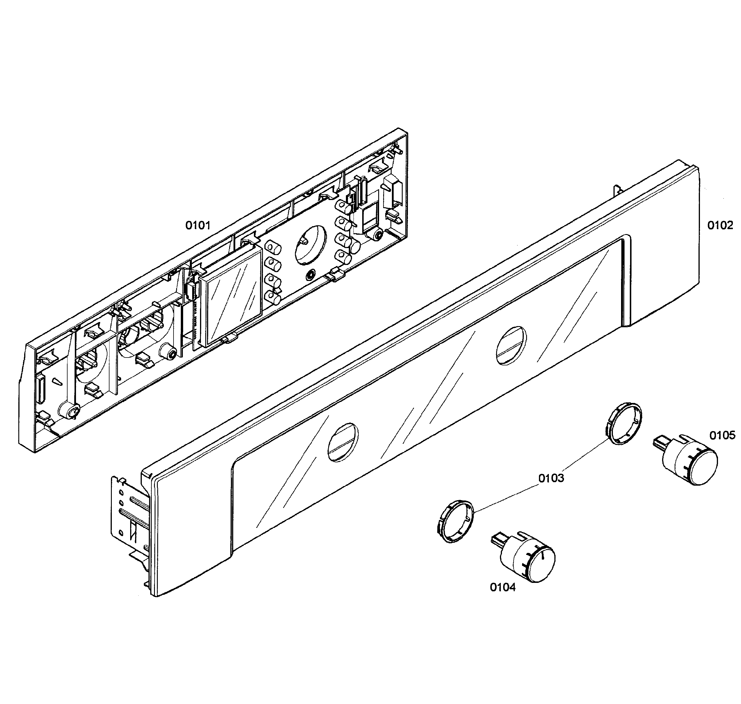 Bosch HBL3450UC/03 control panel diagram
