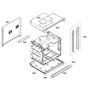 Bosch HBL3450UC/04 cabinet assy diagram
