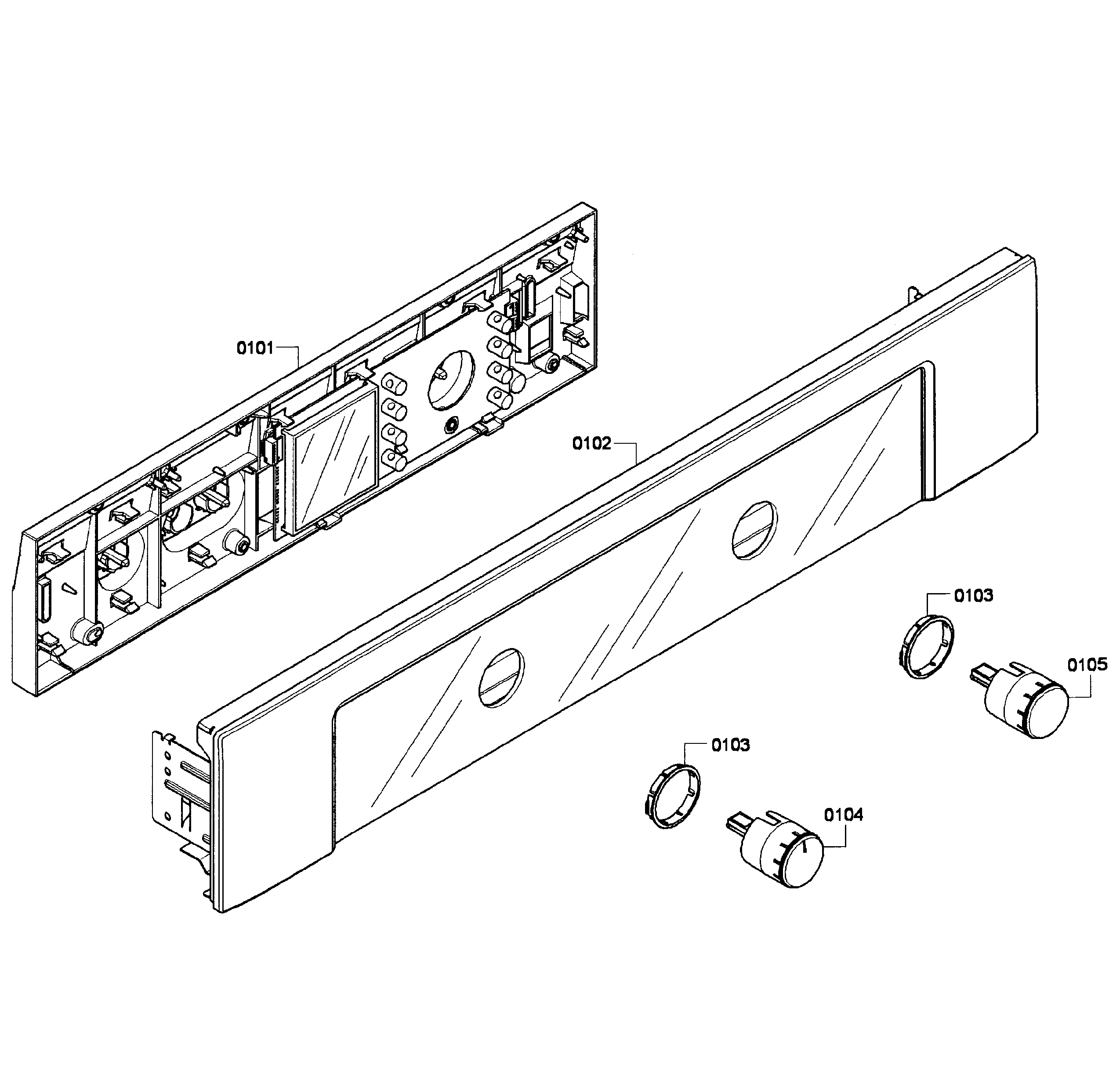 Bosch HBL3450UC/05 control panel diagram