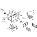 Bosch HBL3550UC/03 oven upper diagram