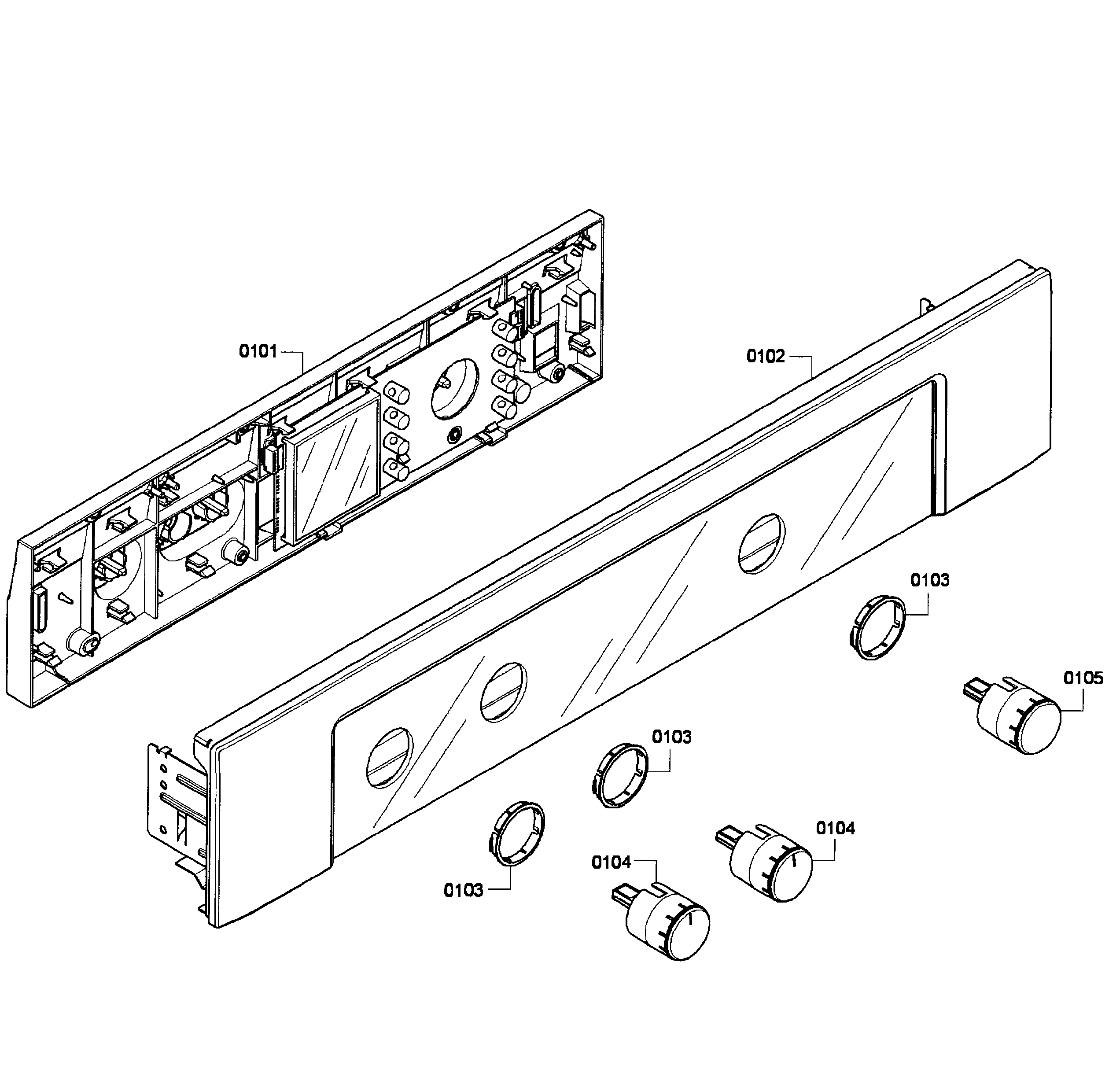 Bosch HBL3550UC/09 control panel diagram