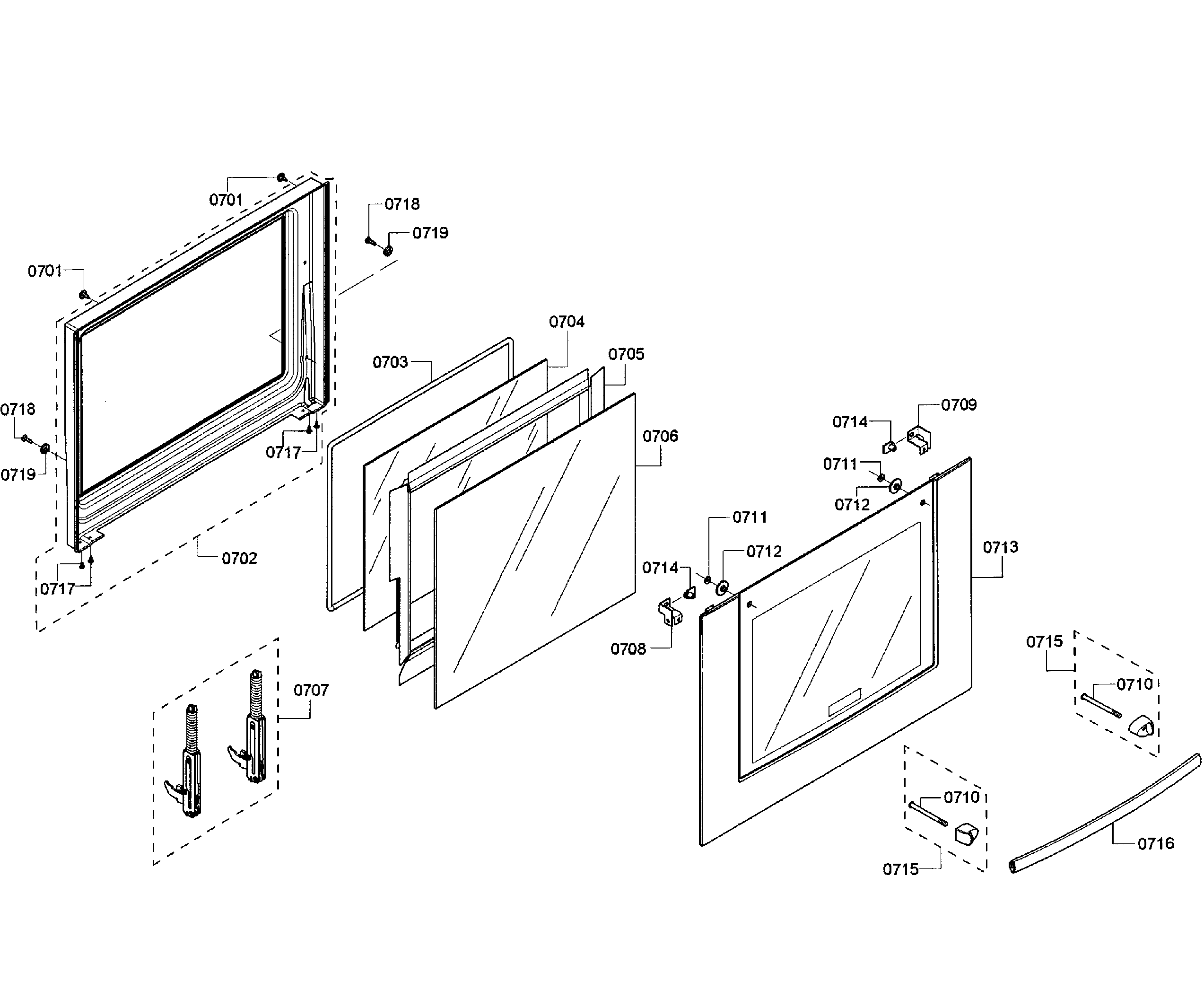 Bosch HBL3550UC/10 door lower diagram