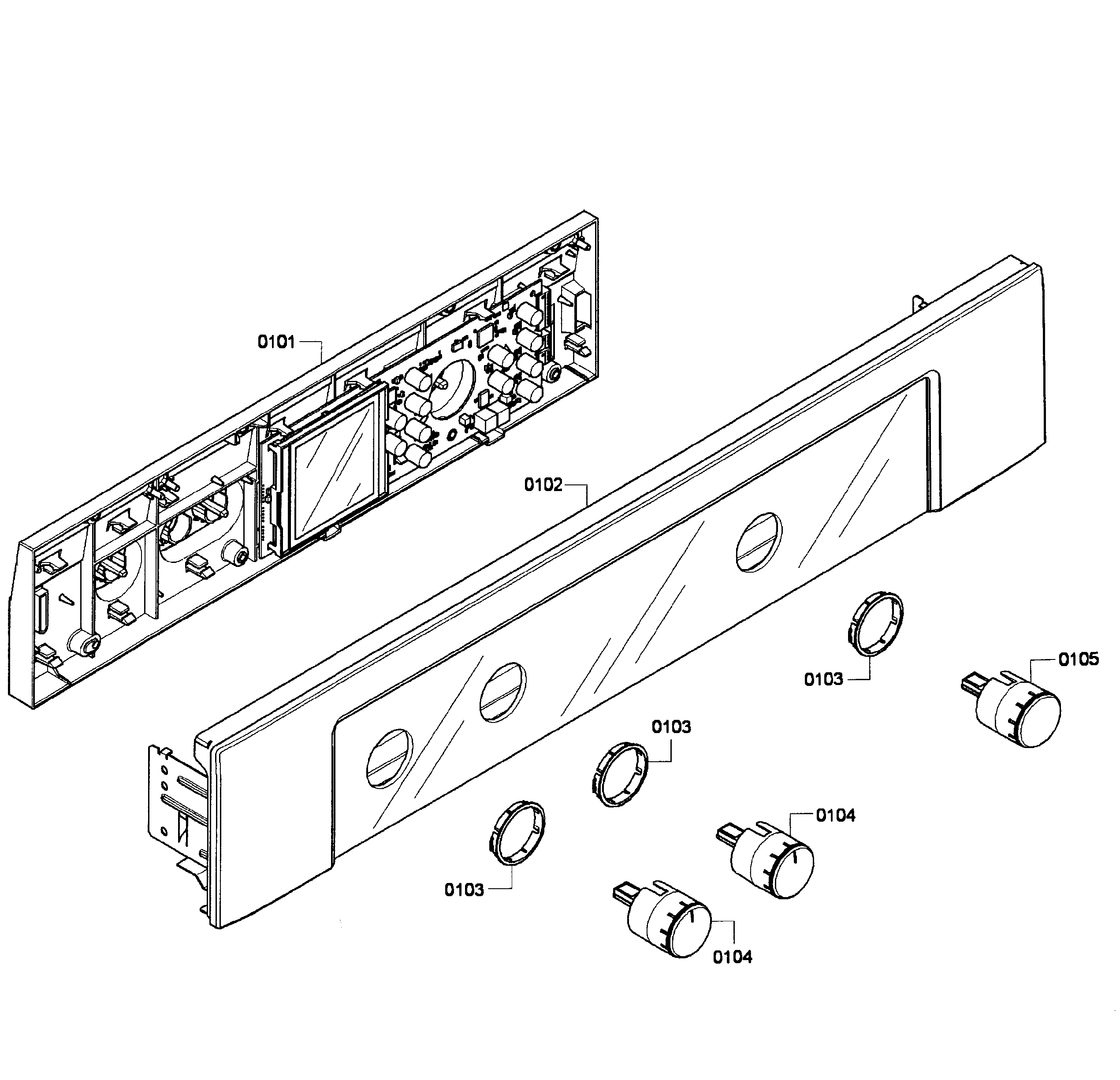 Bosch HBL5660UC/08 control panel diagram