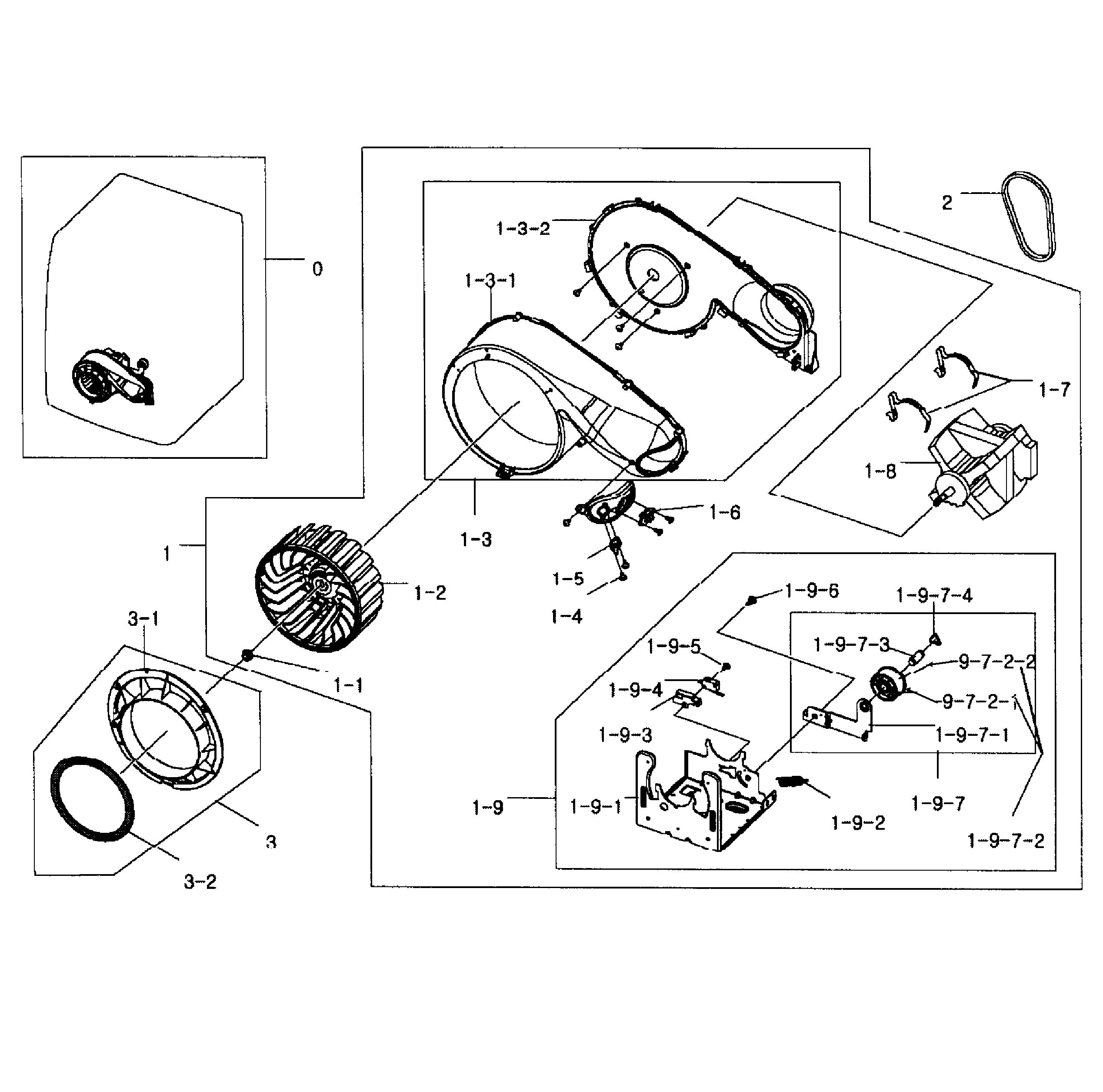 Samsung DV448AEP/XAA-02 motor assy diagram