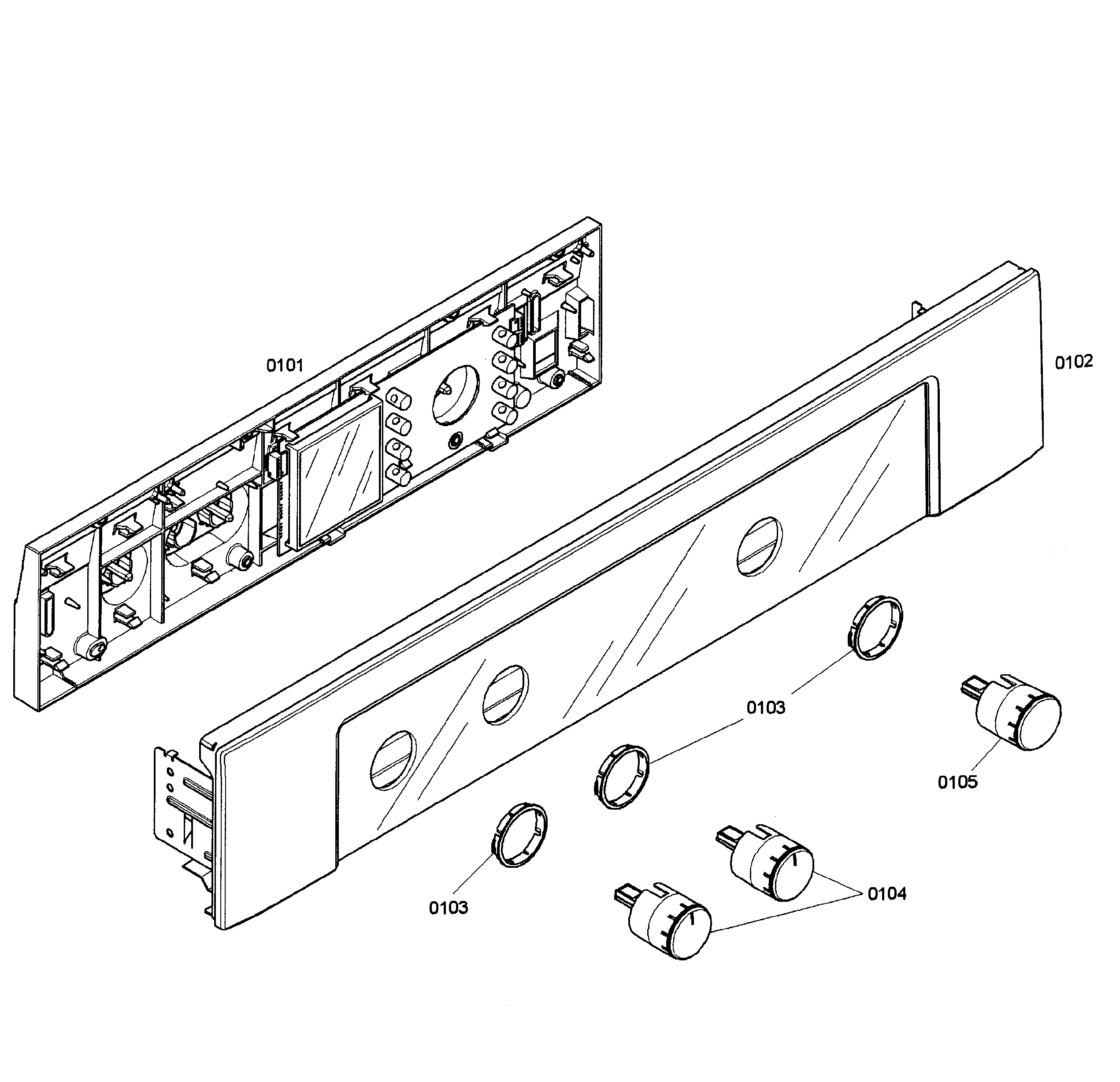 Bosch HBL3560UC/01 control panel diagram
