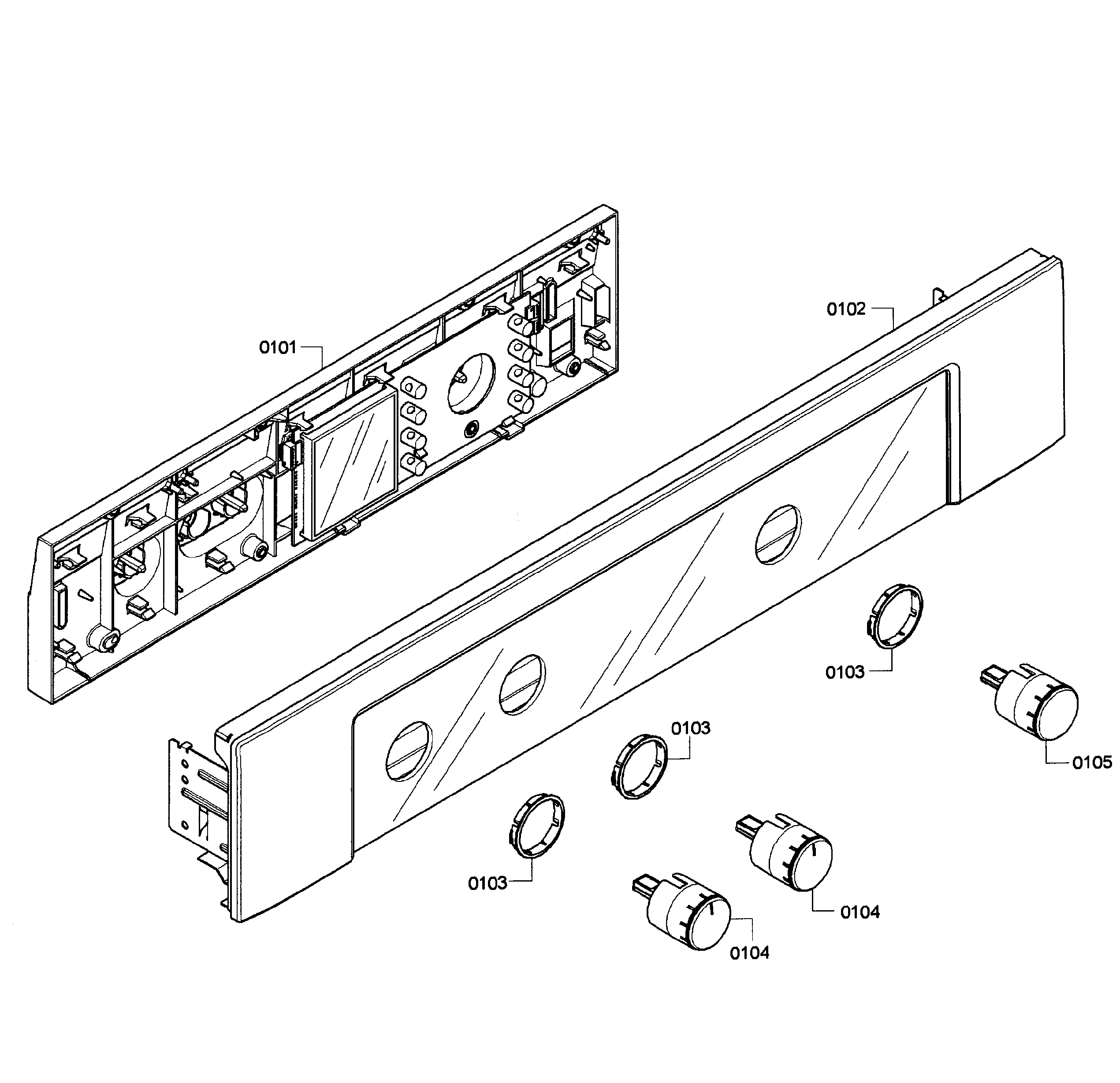 Bosch HBL3560UC/04 control panel diagram