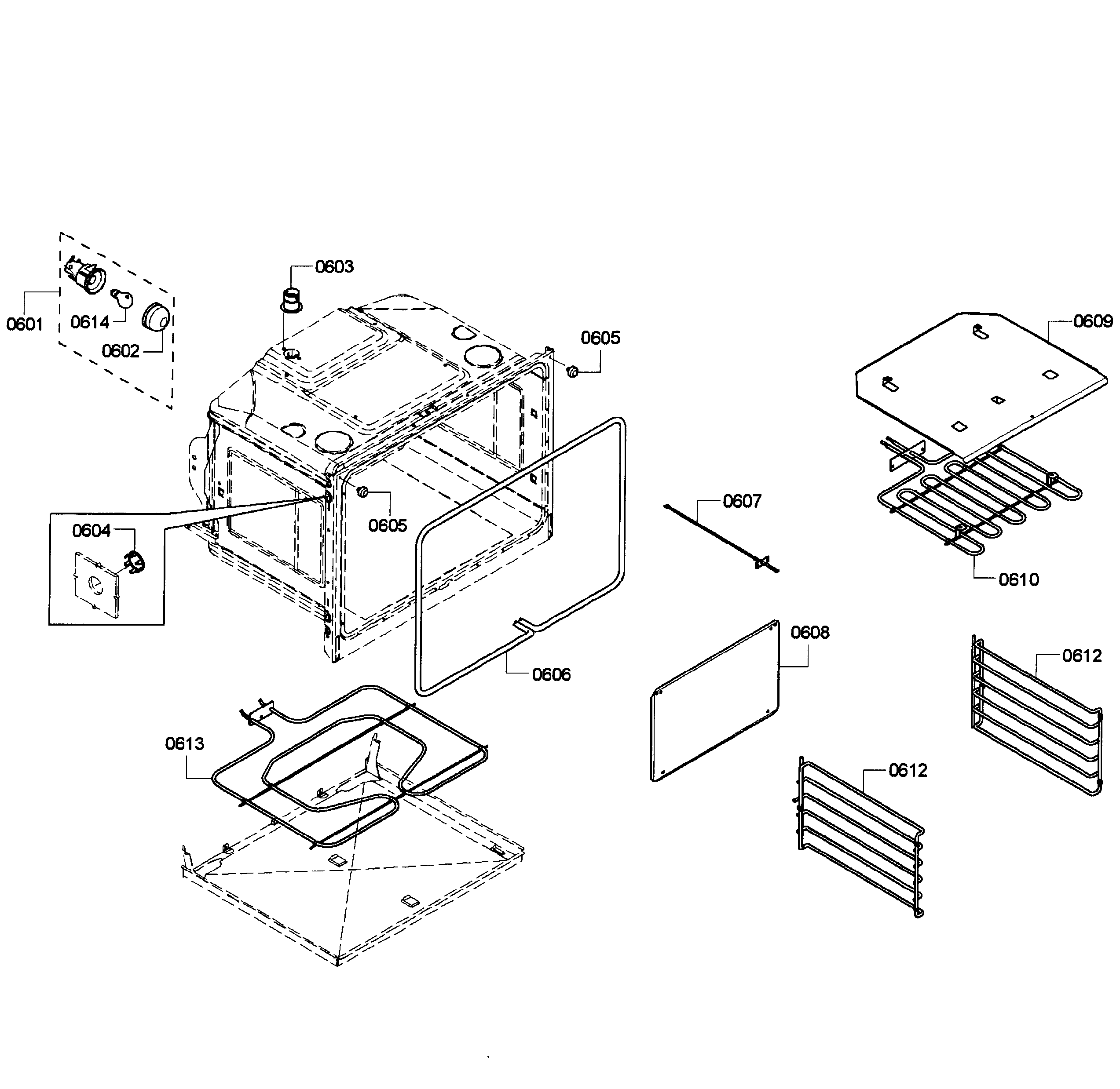 Bosch HBL3560UC/08 oven lower diagram