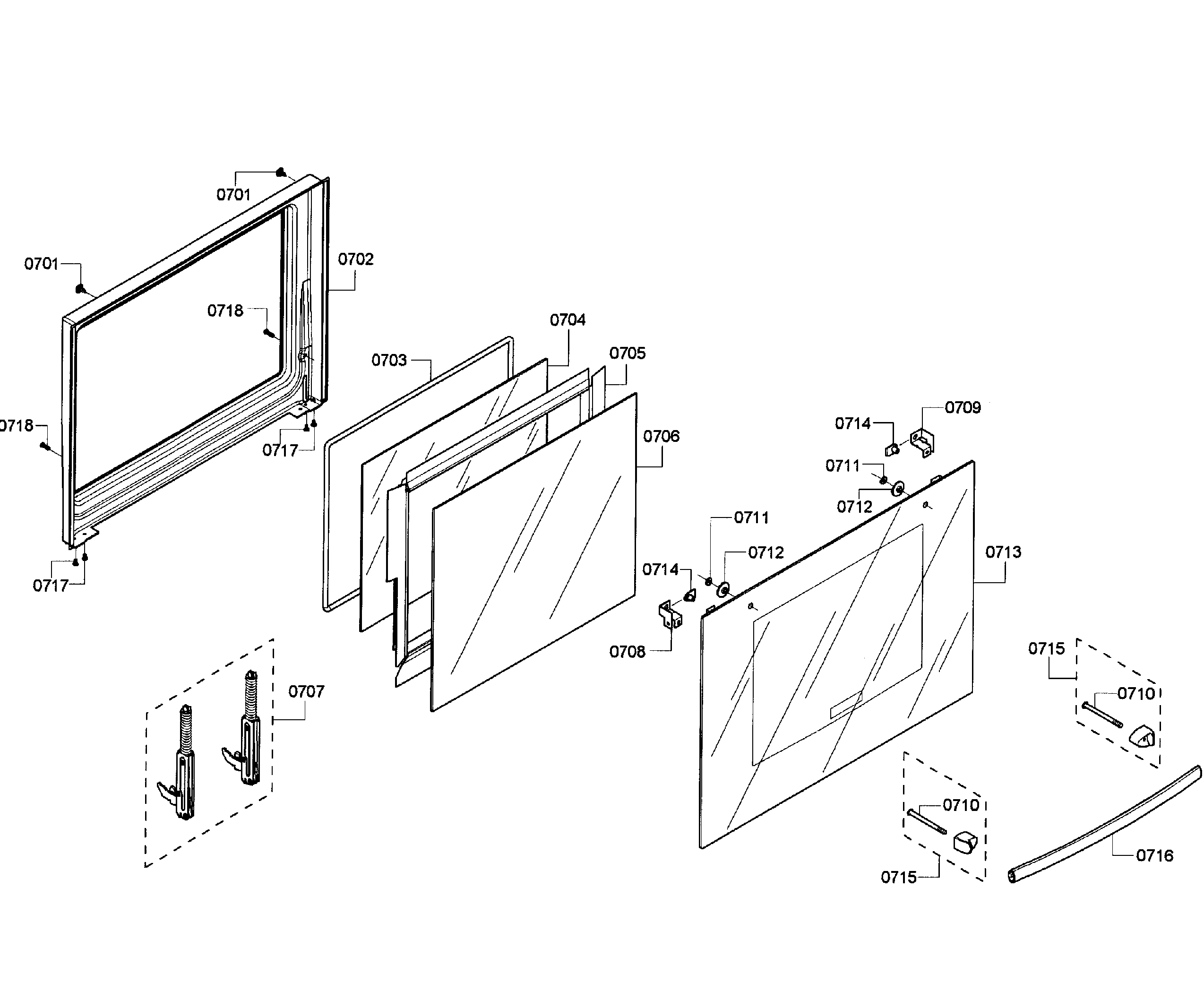 Bosch HBL3560UC/08 door lower diagram