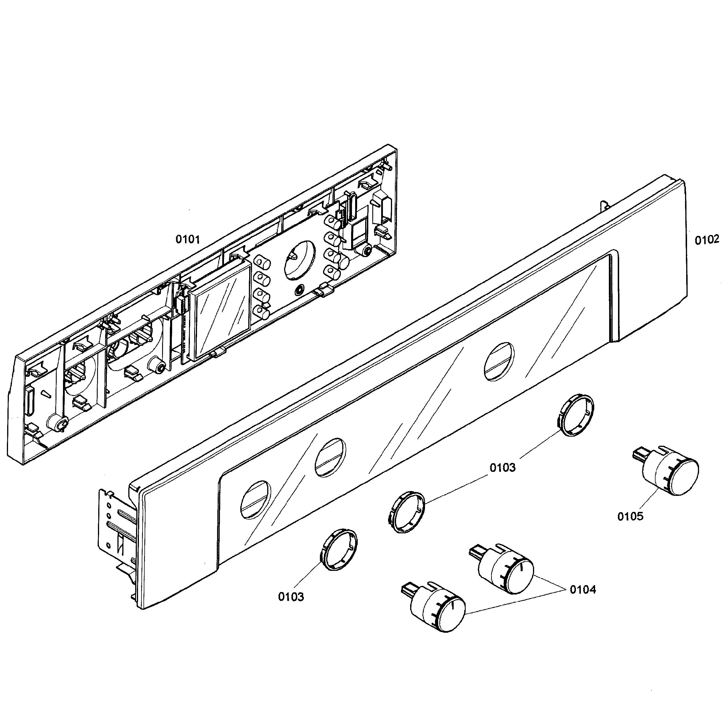 Bosch HBN5650UC/03 control panel diagram