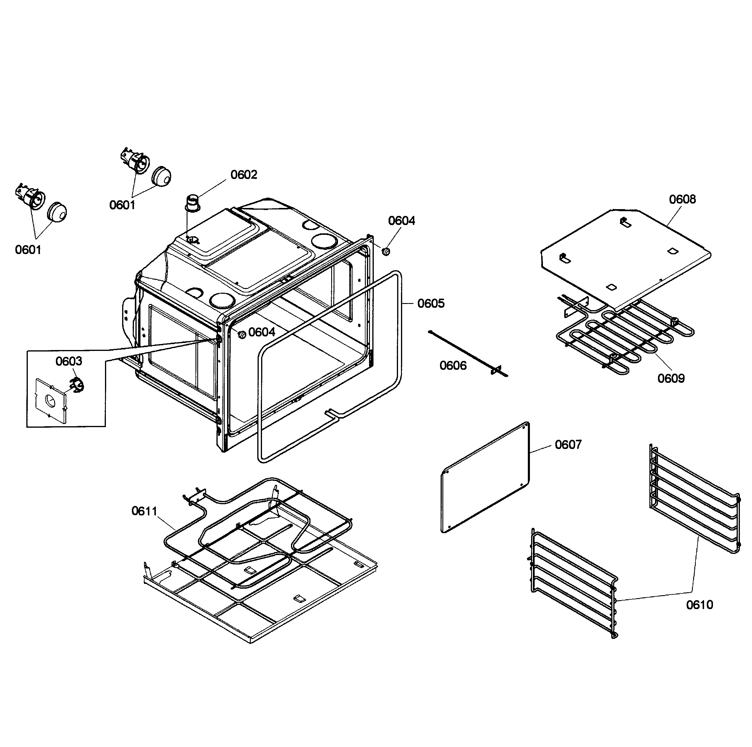 Bosch HBN5650UC/03 oven lower diagram