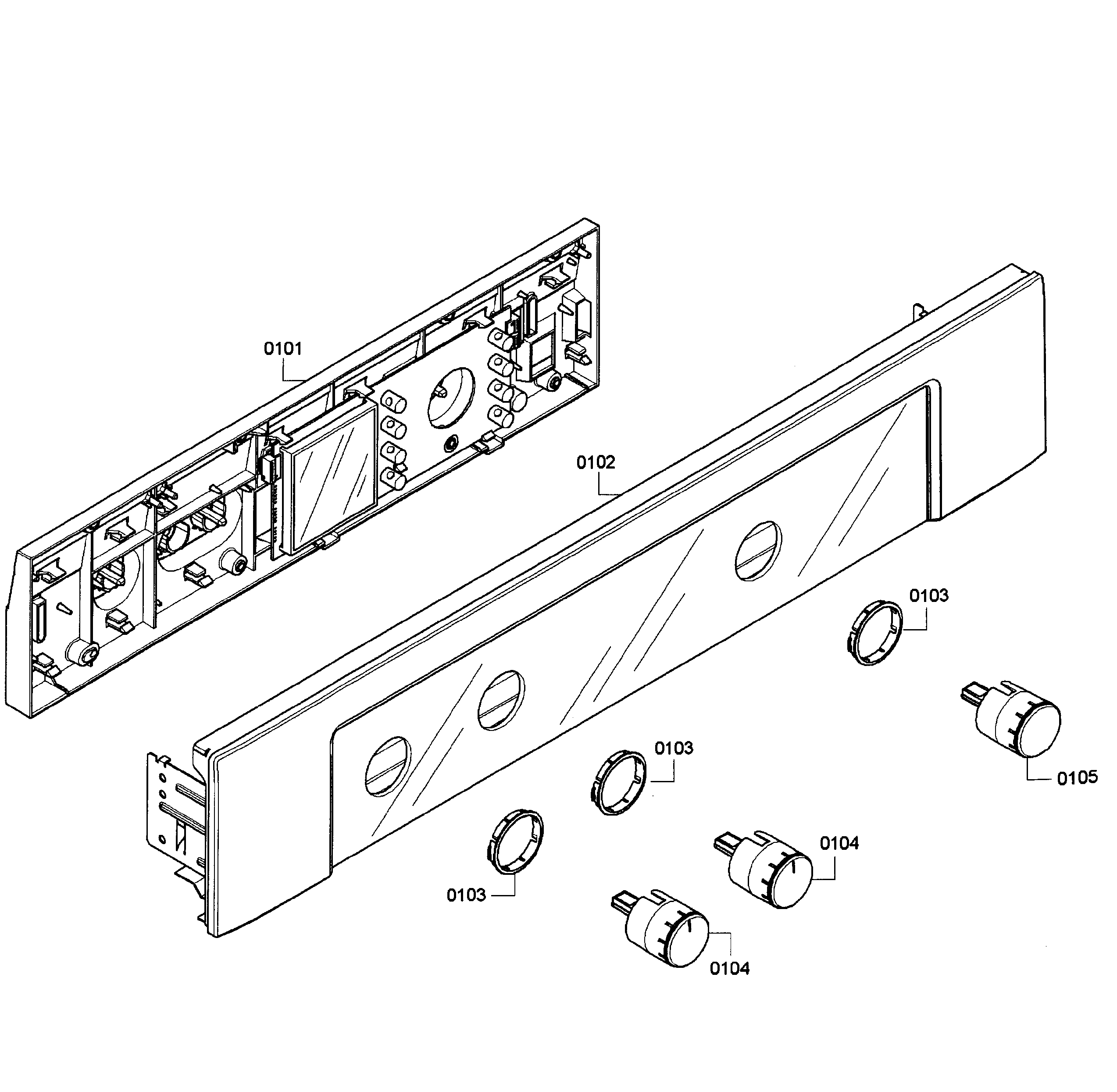 Bosch HBN5650UC/06 control panel diagram