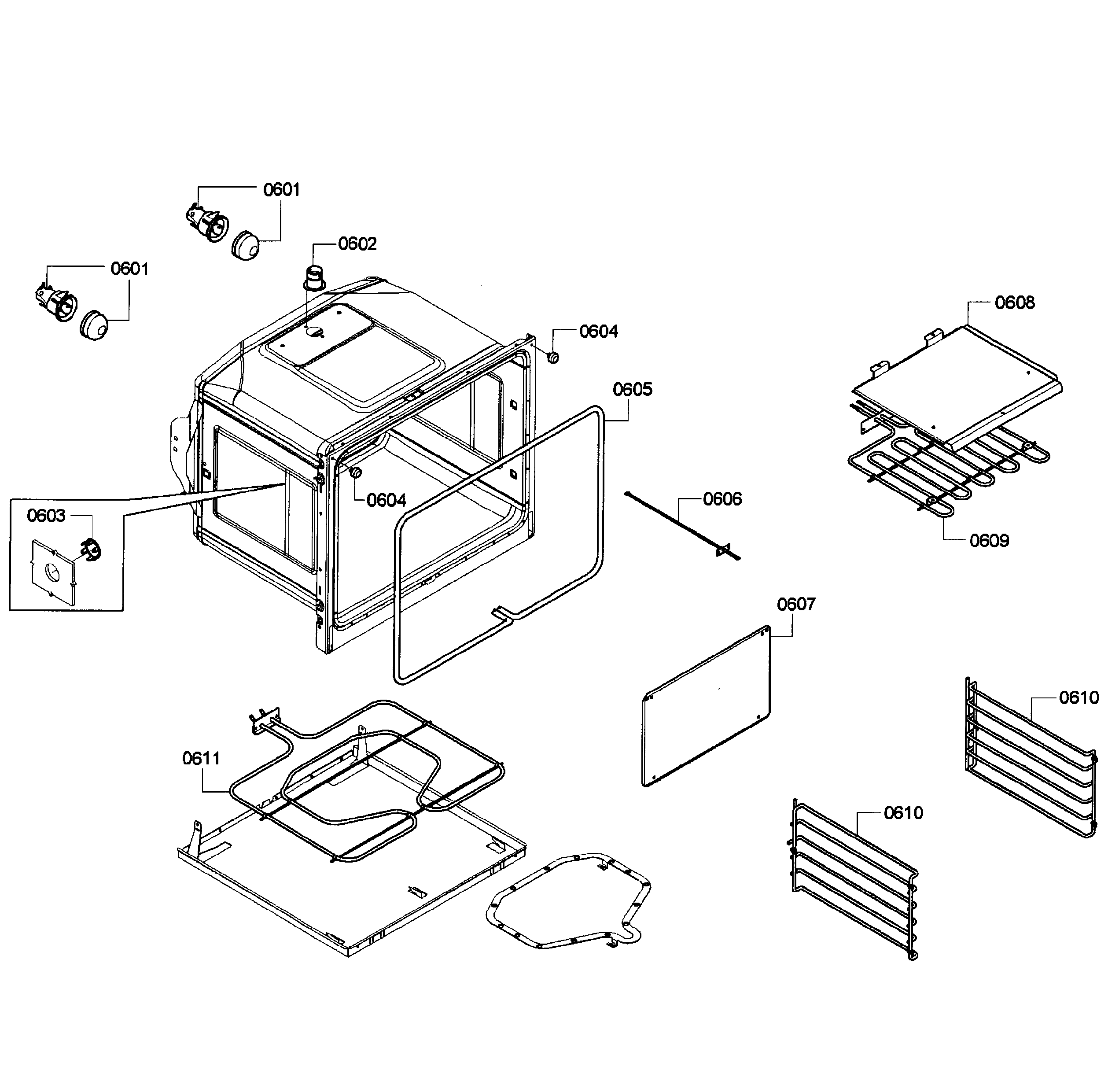 Bosch HBN5650UC/06 oven lower diagram