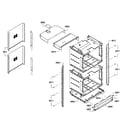 Bosch HBN5650UC/10 cabinet assy diagram