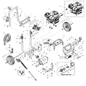 Generac 006412-0 frame assy diagram