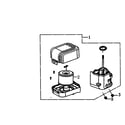 Generac 006412-0 air cleaner diagram
