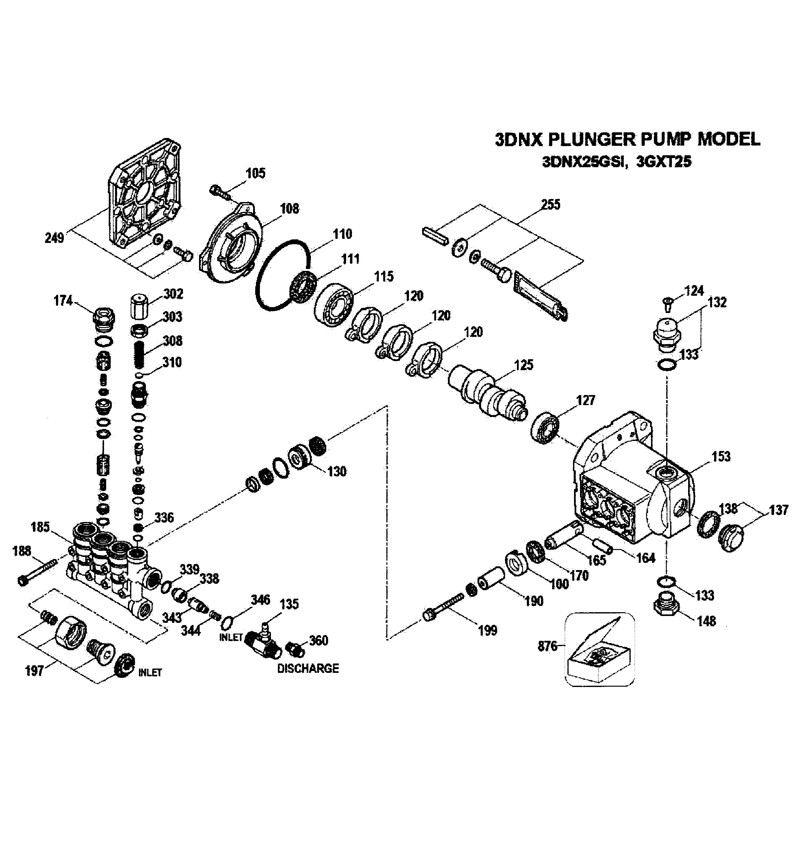 DeWalt DXPW3025 TYPE0 pump 1 diagram