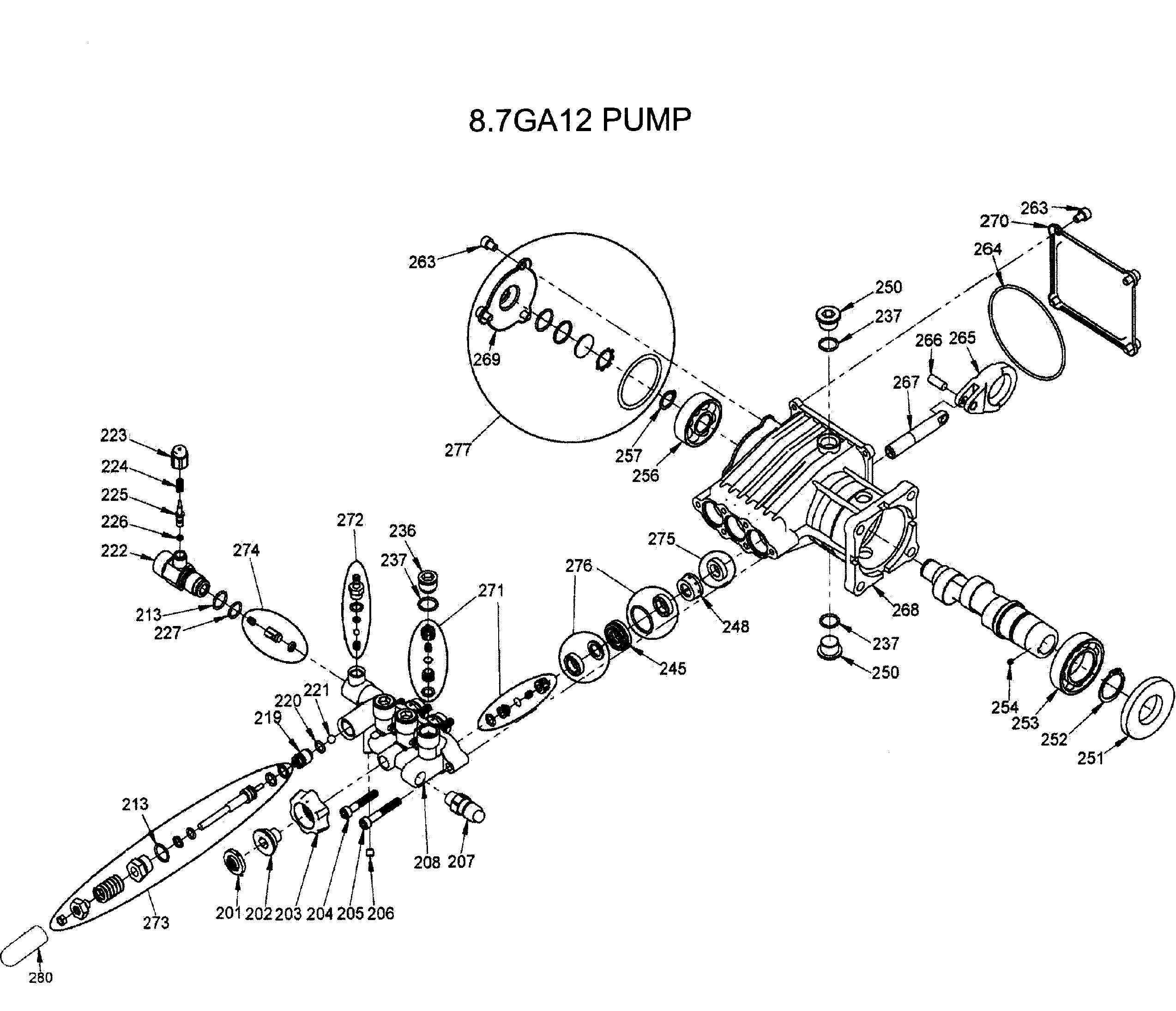 DeWalt DXPW3025 TYPE0 pump 2 diagram