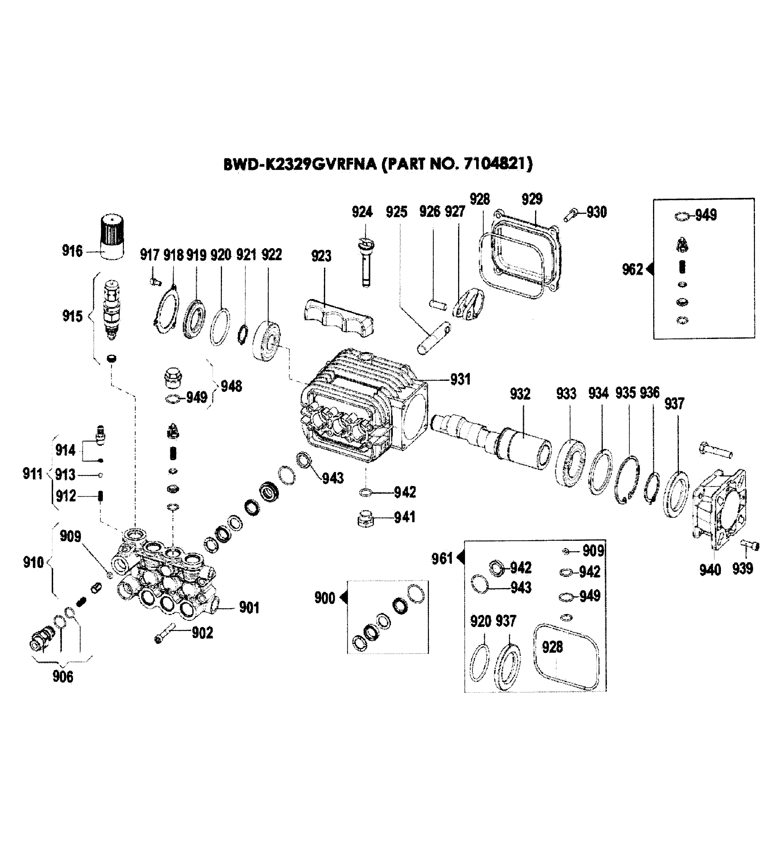 DeWalt DXPW3025 TYPE0 pump 3 diagram